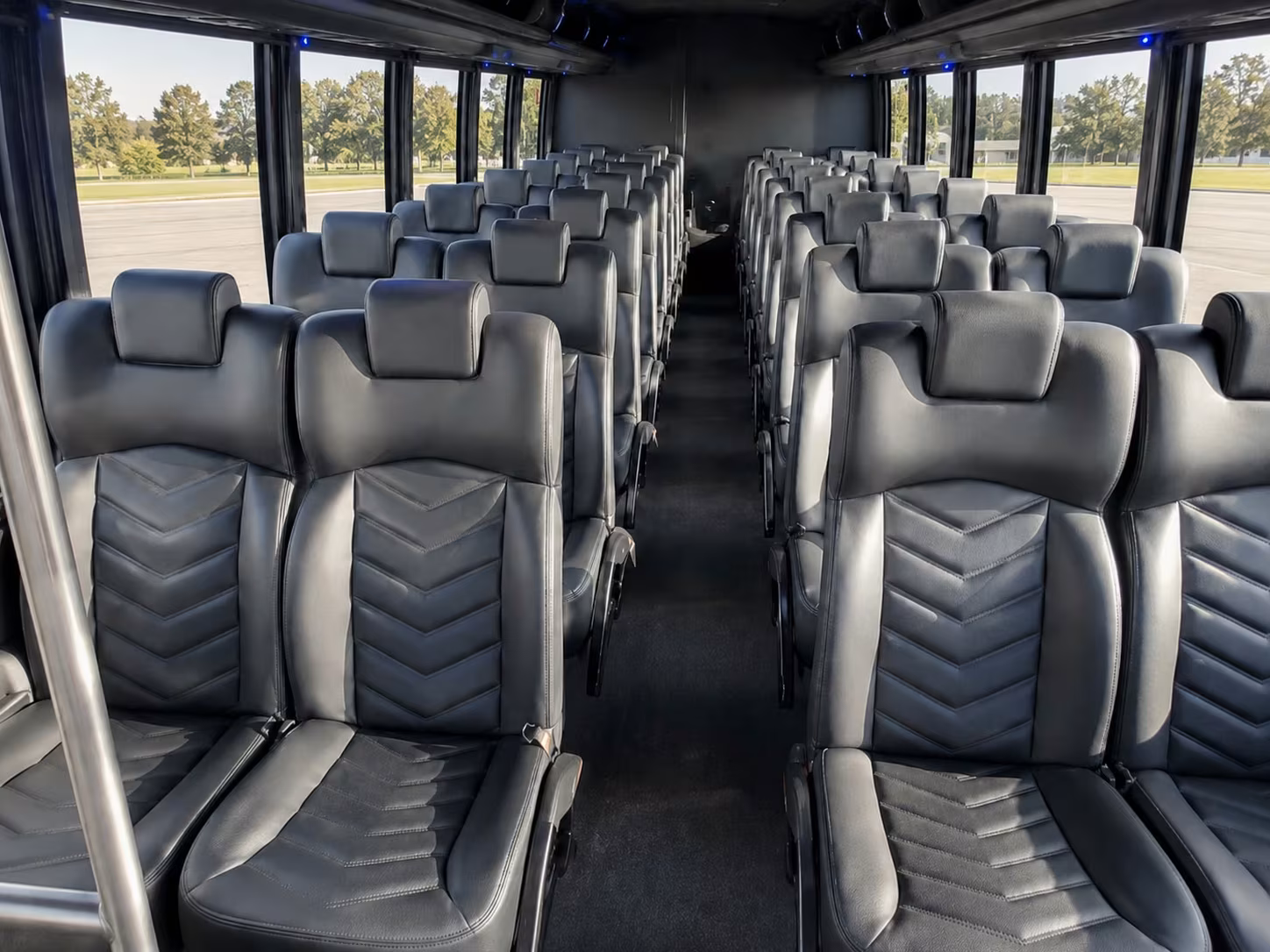 18 passenger minibus inside