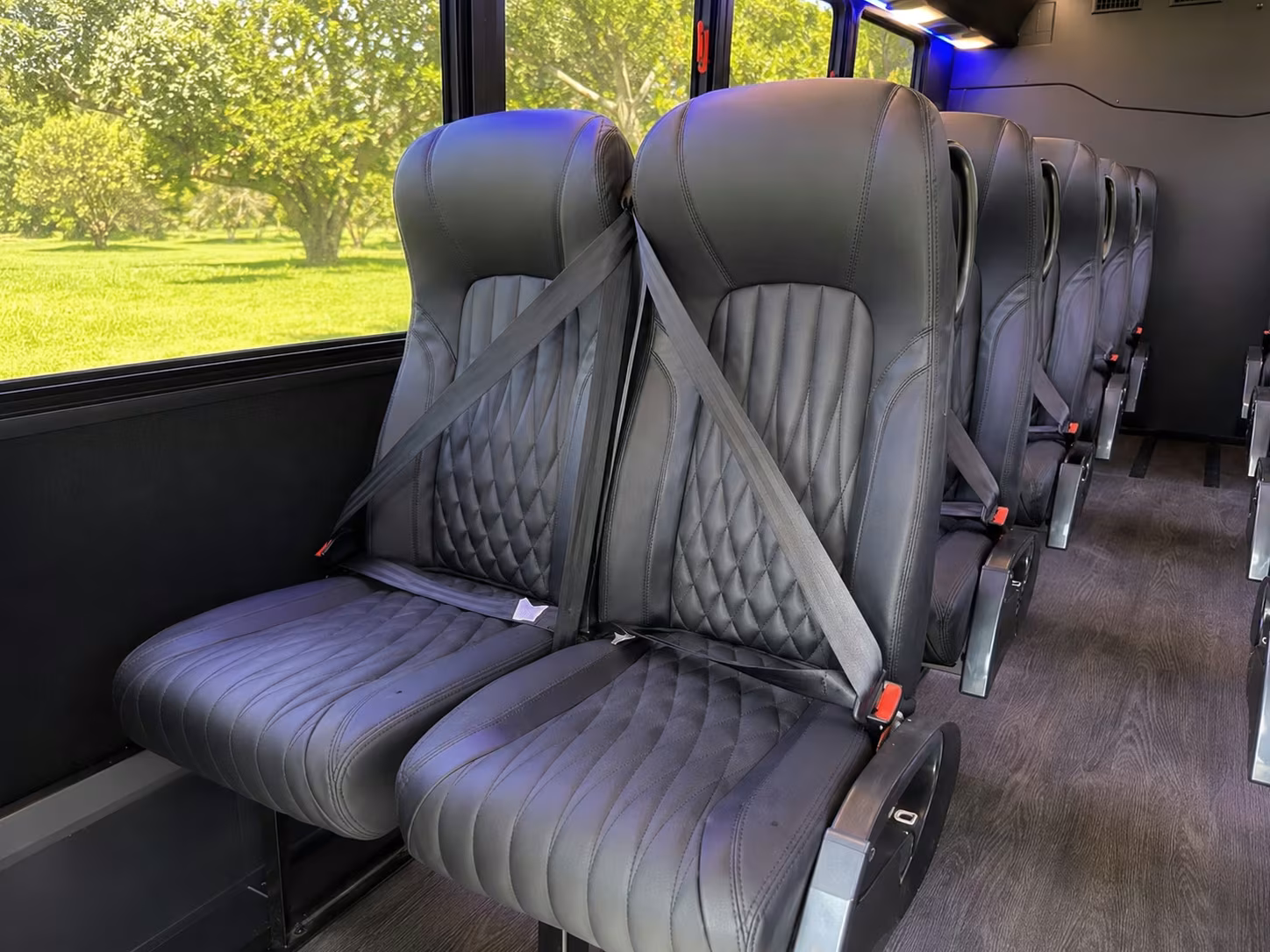 20 passenger minibus inside
