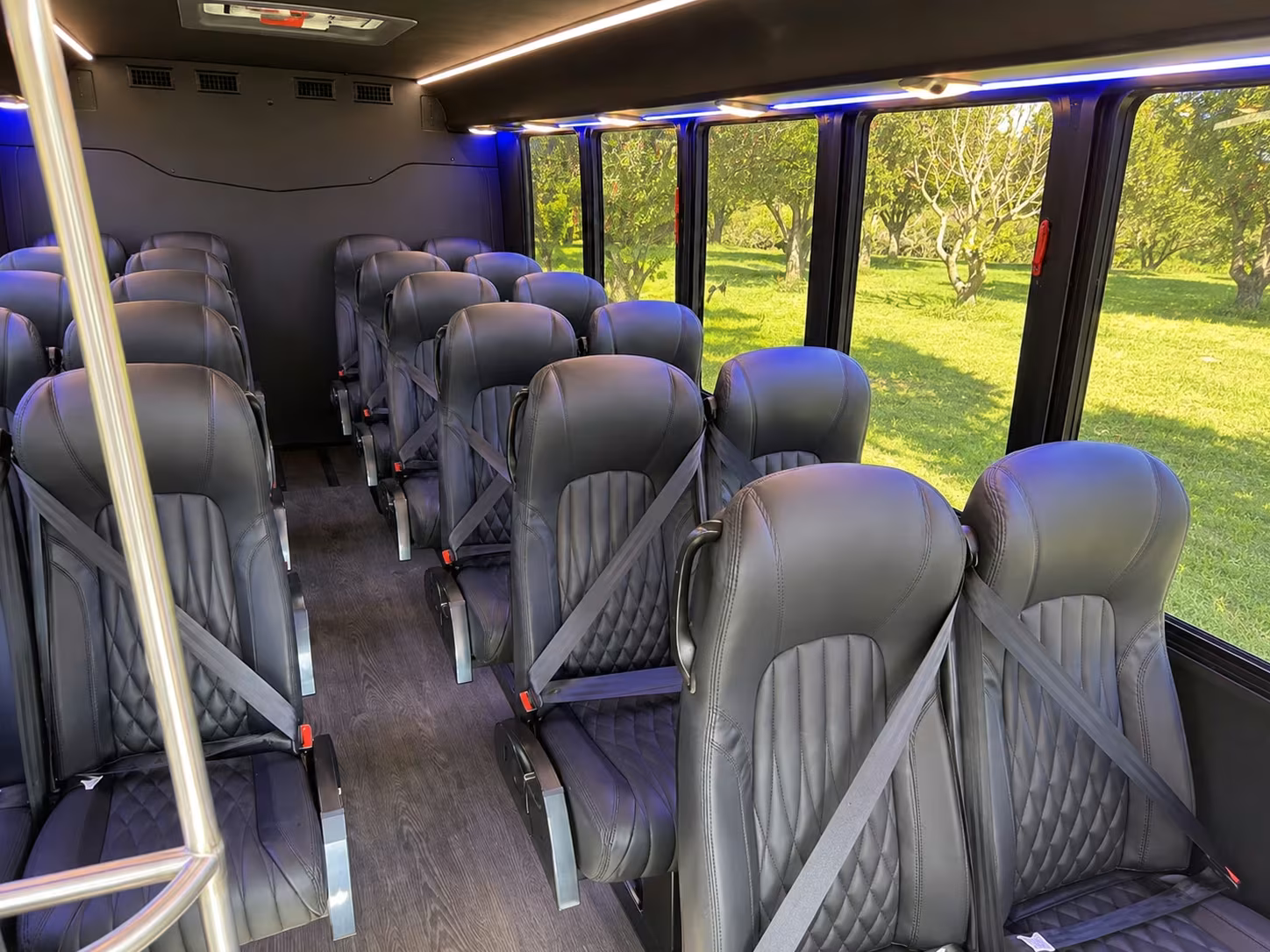 20 passenger minibus interior