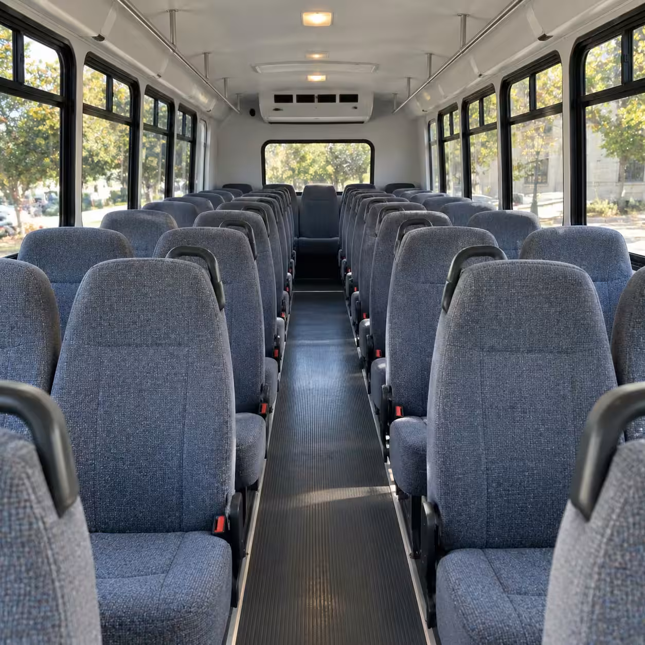 30 passenger minibus interior