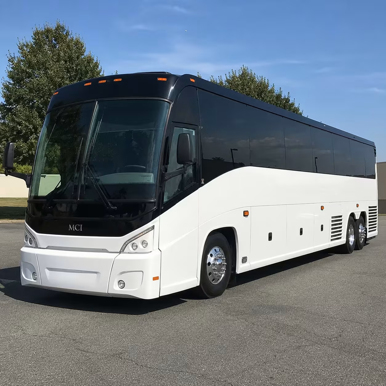 napa charter bus rental exterior