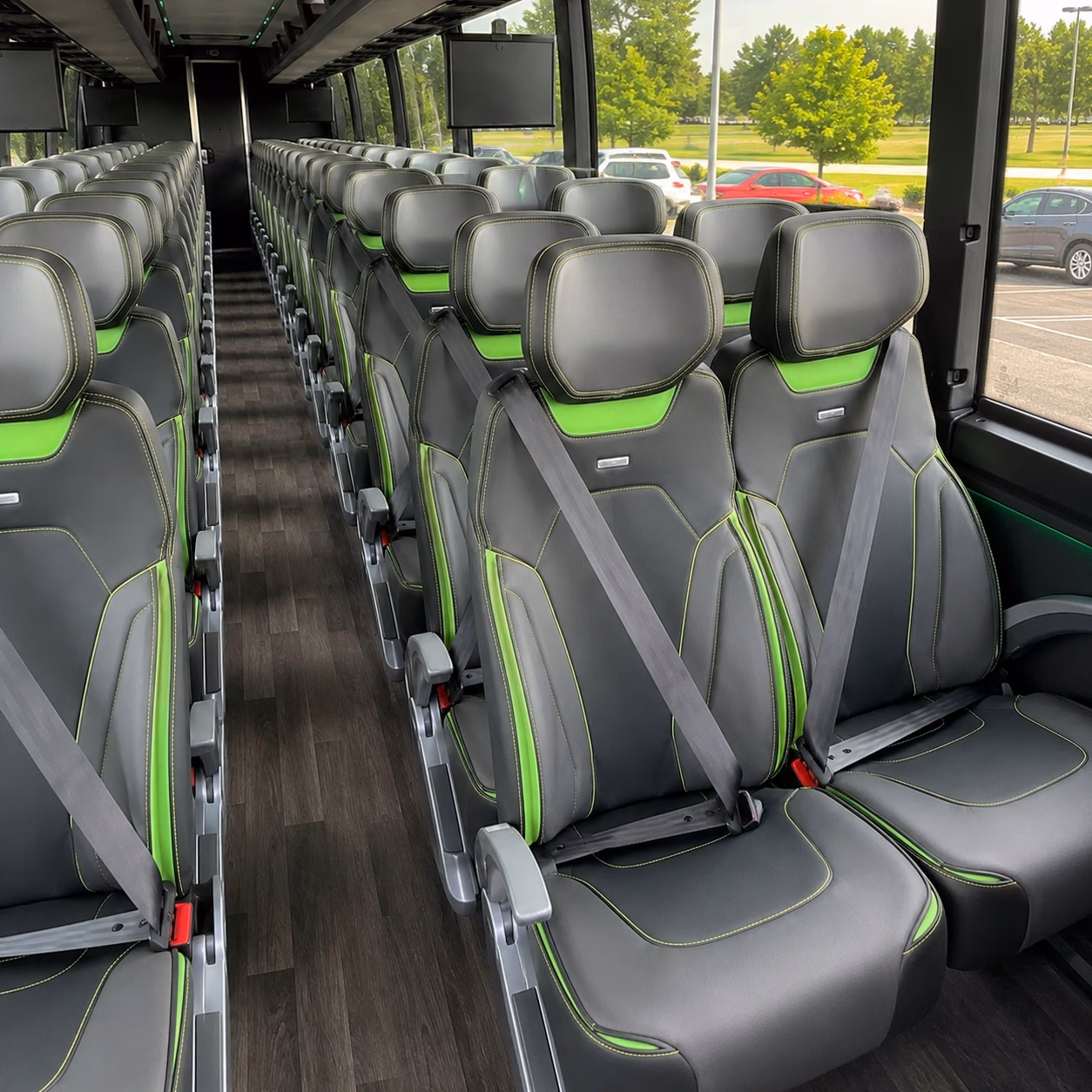 napa charter bus rental inside
